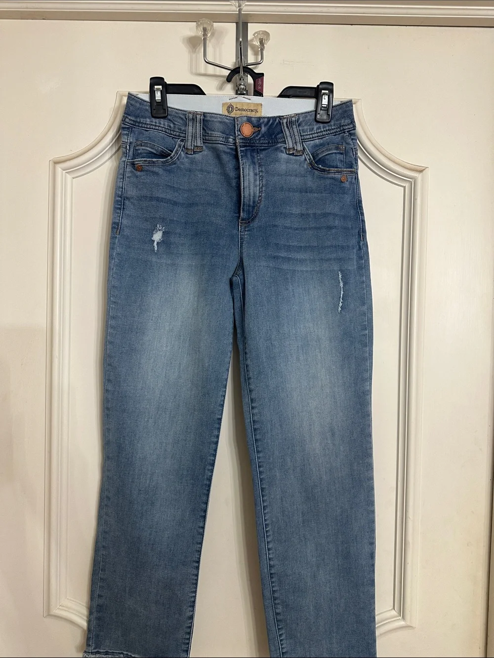 Democracy Straight-Leg Women’s Light Blue Jeans